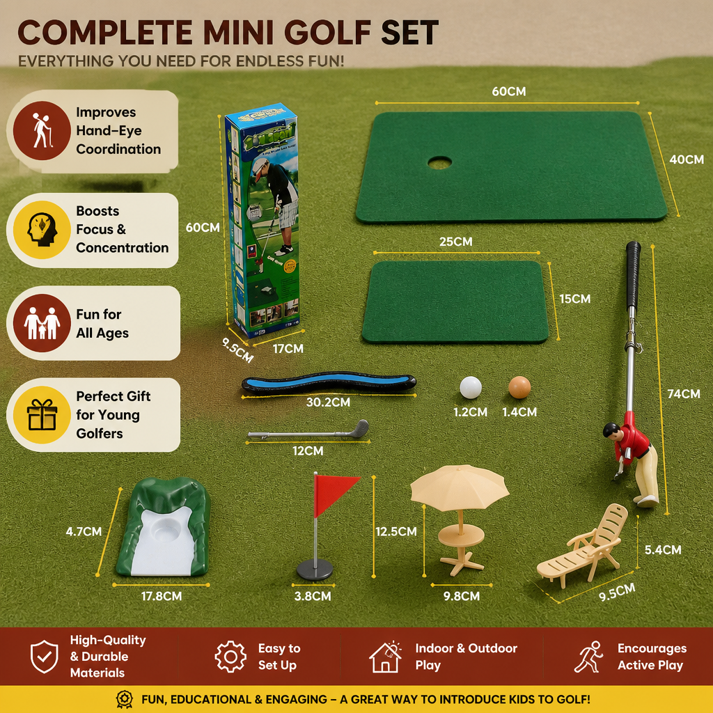 Kids Mini Golf Club Set –  Golf Toy for Children