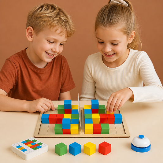 3D Color Match Building Blocks Puzzle Game