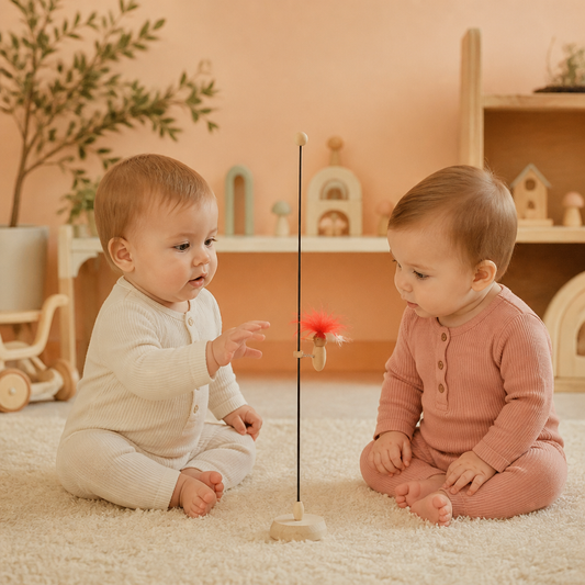 Wooden Woodpecker Learning Toy for Kids