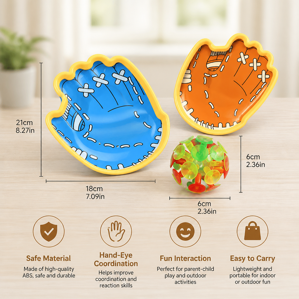 Suction Cup Ball Racket Game Set for Kids