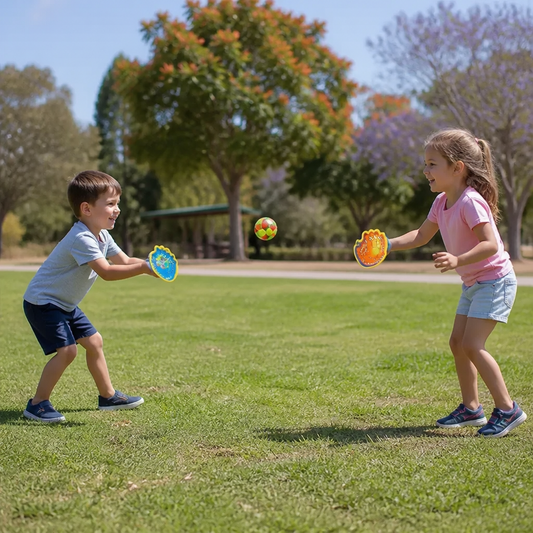 Suction Cup Ball Racket Game Set for Kids