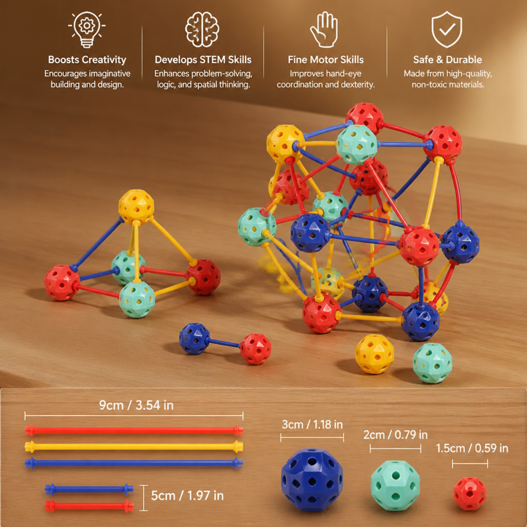 3D STEM Construction Building Set – Creative Learning Toy