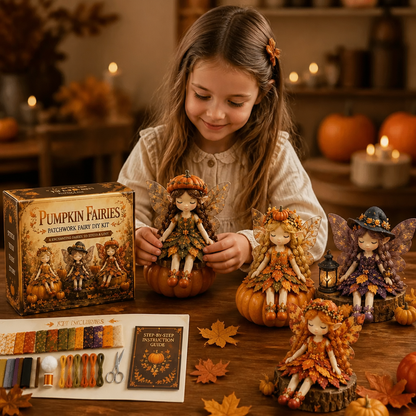Fairy DIY Sewing Kit for Kids – Make Enchanting Fairy Dolls with Fabric, Accessories & Instructions