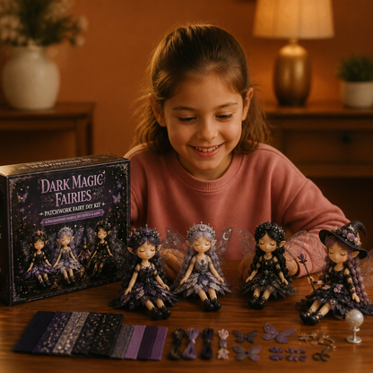 Fairy DIY Sewing Kit for Kids – Make Enchanting Fairy Dolls with Fabric, Accessories & Instructions