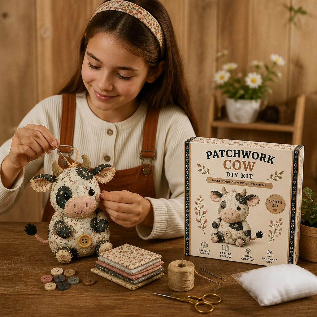 DIY Animal Sewing Kit – Handmade Fabric Ornament Craft Set