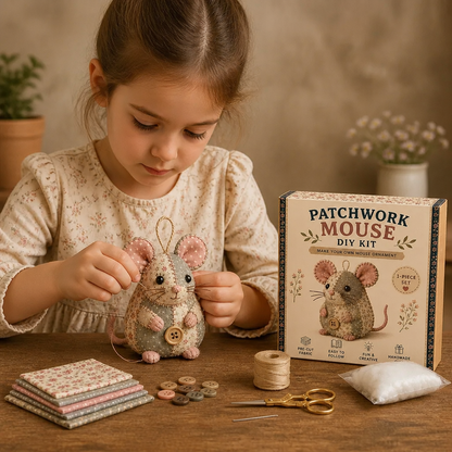 DIY Animal Sewing Kit – Handmade Fabric Ornament Craft Set