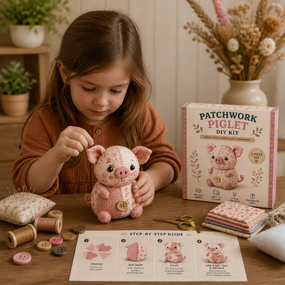 DIY Animal Sewing Kit – Handmade Fabric Ornament Craft Set