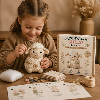 DIY Animal Sewing Kit – Handmade Fabric Ornament Craft Set