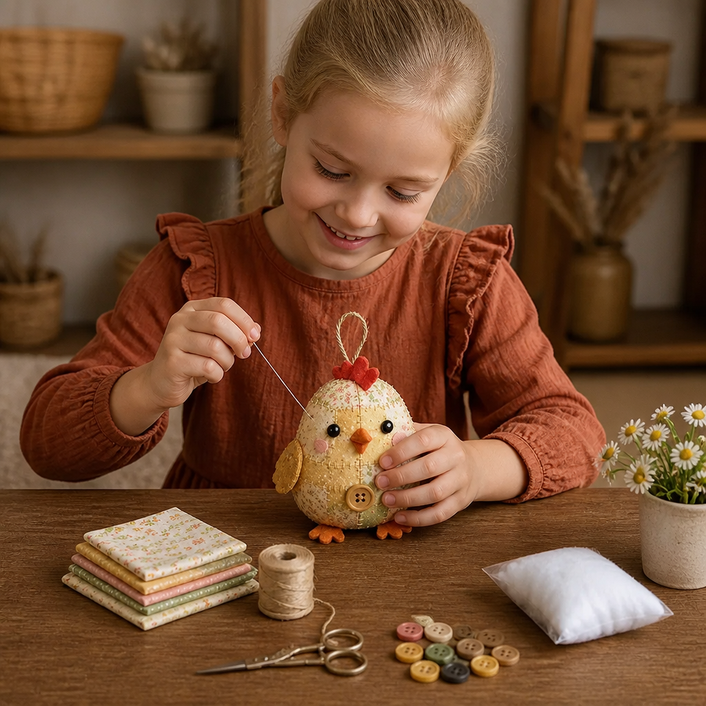 DIY Animal Sewing Kit – Handmade Fabric Ornament Craft Set