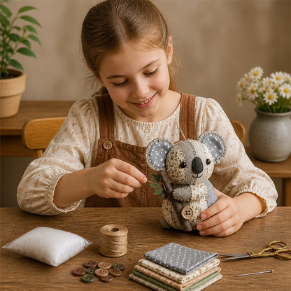 DIY Animal Sewing Kit – Handmade Fabric Ornament Craft Set