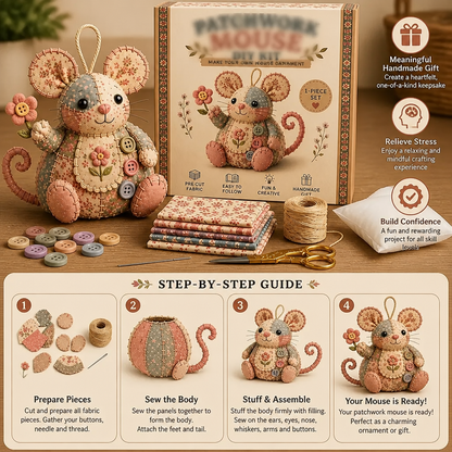 DIY Animal Sewing Kit – Handmade Fabric Ornament Craft Set