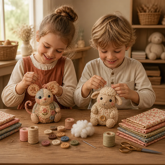 DIY Animal Sewing Kit – Handmade Fabric Ornament Craft Set