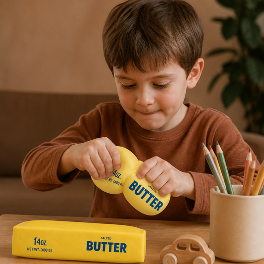 Jumbo Squishy Butter Stick – Slow-Rise Stress Ball & Sensory Fidget Toy