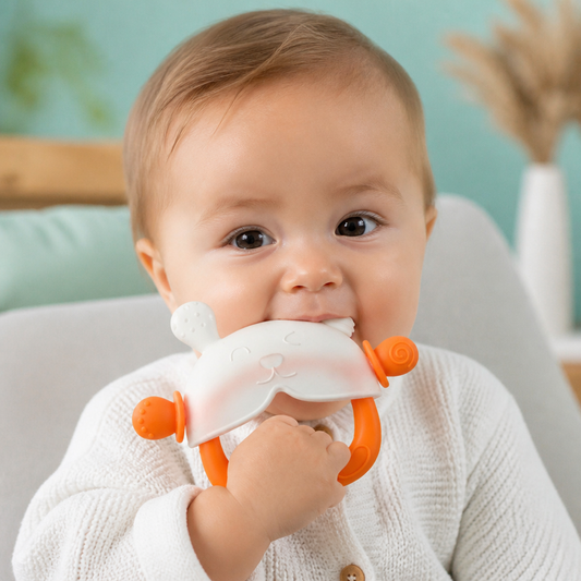 Bunny Baby Teething Mitten