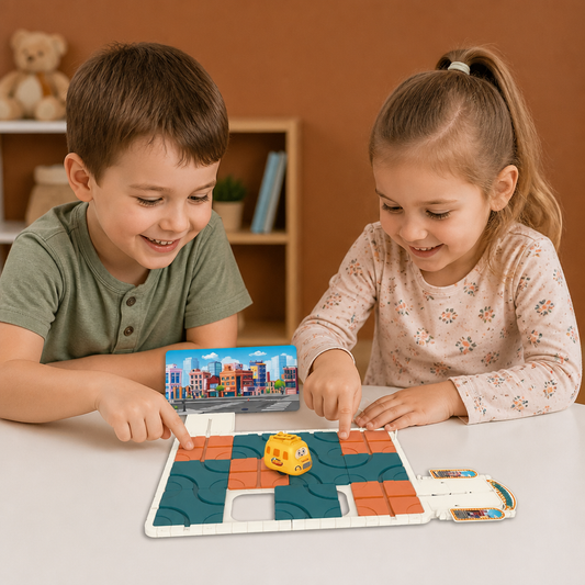 Sliding Track Maze Puzzle Game