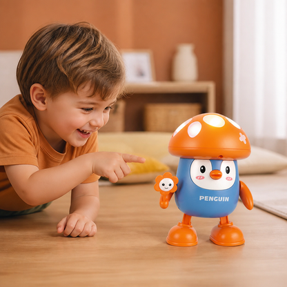 Interactive Talking & Dancing Penguin Toy with Music
