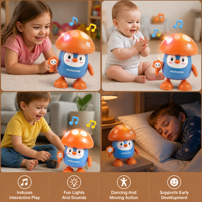Interactive Talking & Dancing Penguin Toy with Music