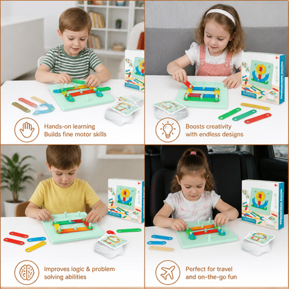 Educational Magnetic Letter & Number Building Set