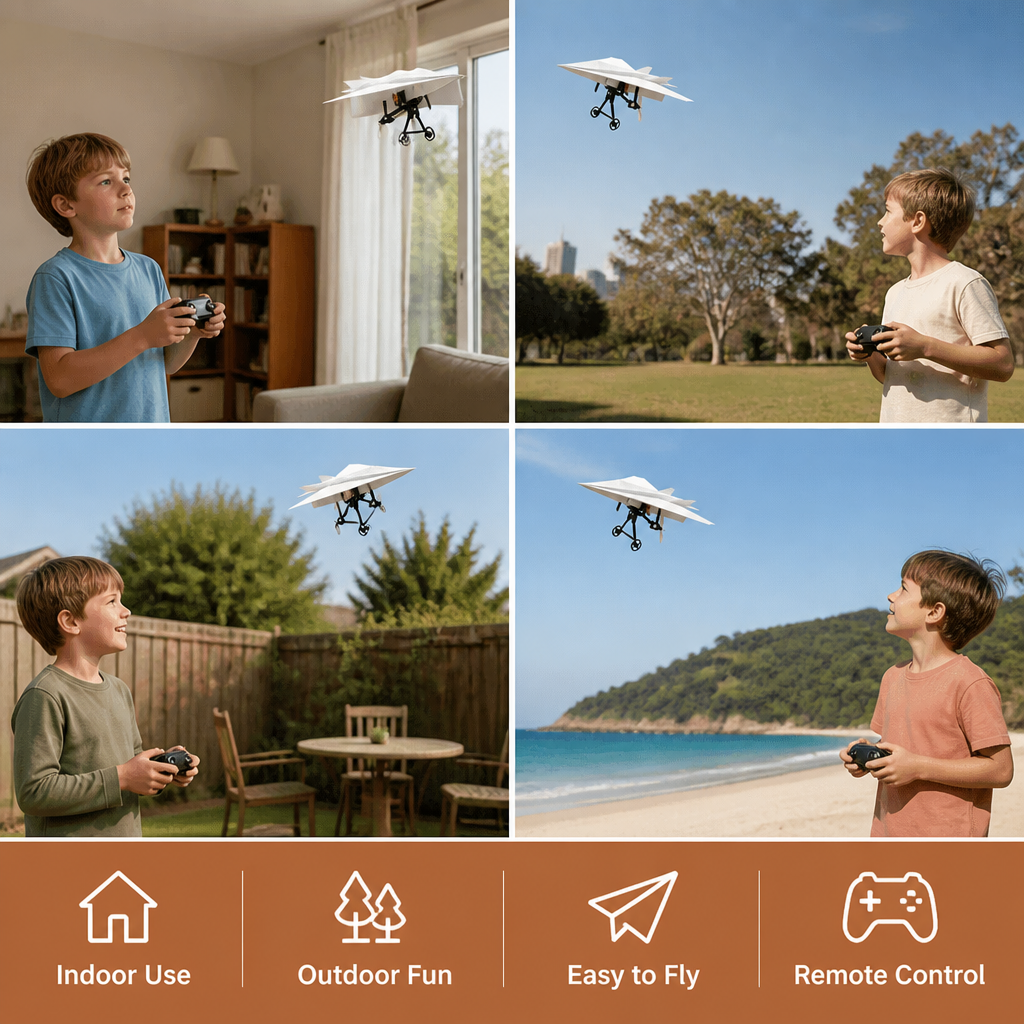 DIY Remote Control Paper Airplane Kit