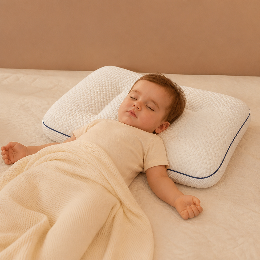 Ergonomic Neck Support Memory Foam Kids Pillow