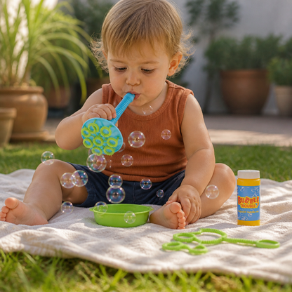 Magic Bubble Blower Stick Set