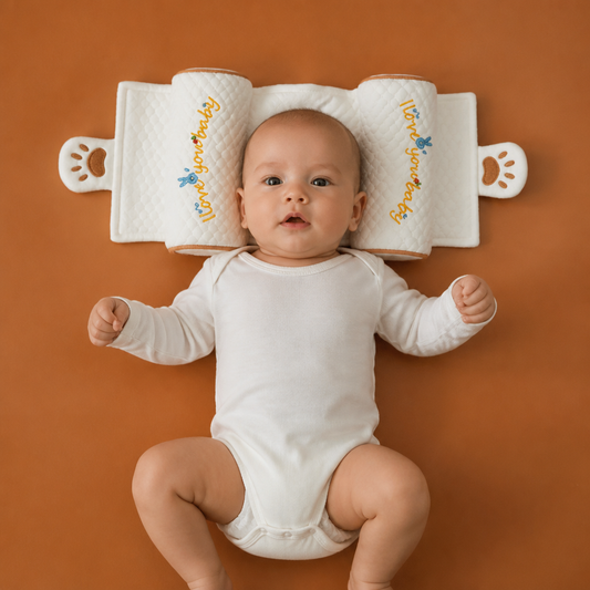Adjustable Baby Head Shaping Pillow with Millet Filling