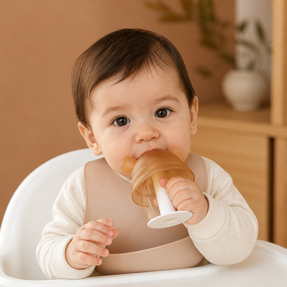 Baby Mushroom Silicone Teether for Tiny Hands