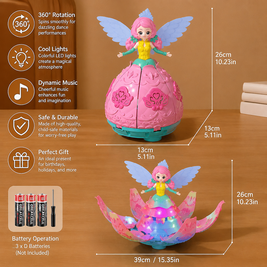 Magical Bloom Dancing Princess Doll