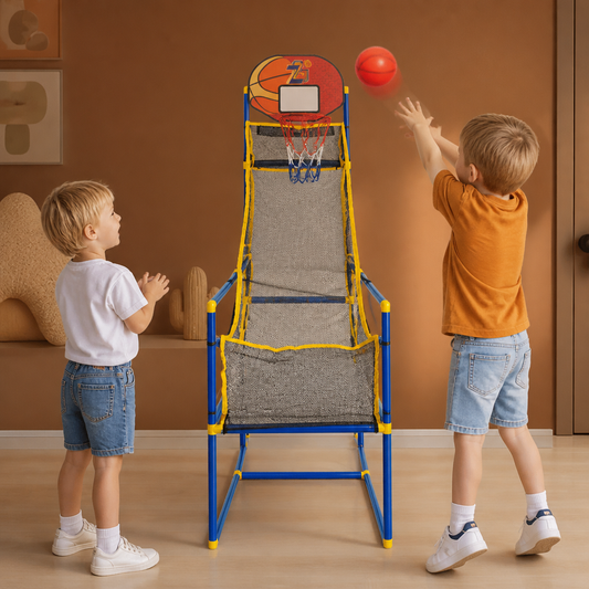 Adjustable Kids Basketball Hoop Set - That Grows With Your Kids