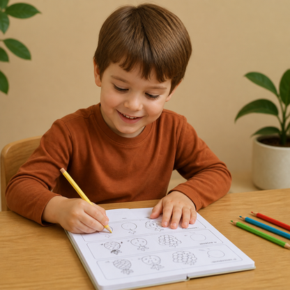 Montessori How to Draw Activity Book – Step-by-Step Learning & Drawing Practice