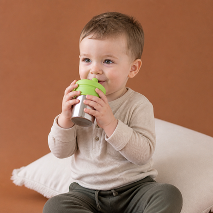 BPA-Free Spillproof Silicone Sippy Cup Lids with Straw