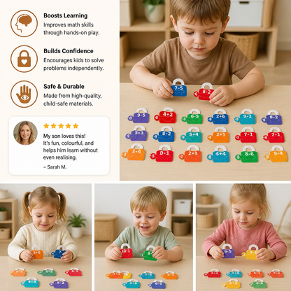 Letters and Maths Locks and Keys Educational Game