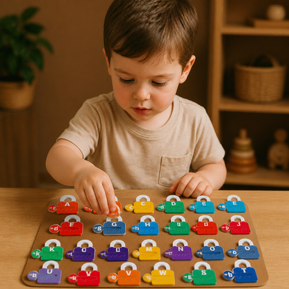 Letters and Maths Locks and Keys Educational Game
