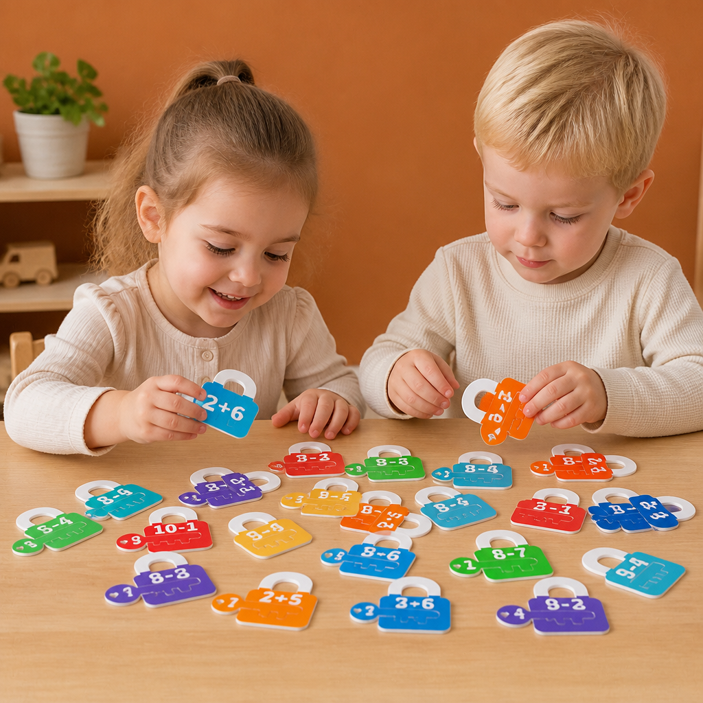 Letters and Maths Locks and Keys Educational Game