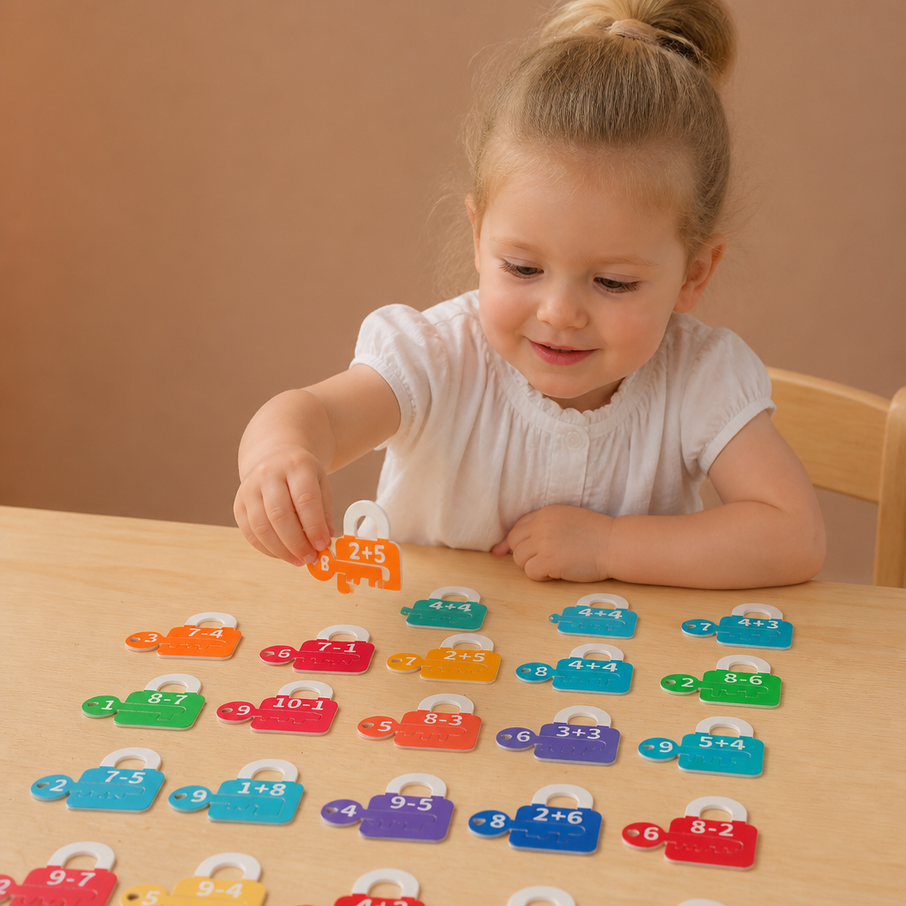 Letters and Maths Locks and Keys Educational Game