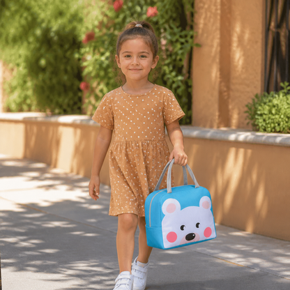 Cartoon Animal Insulated Lunch Bag for Kids