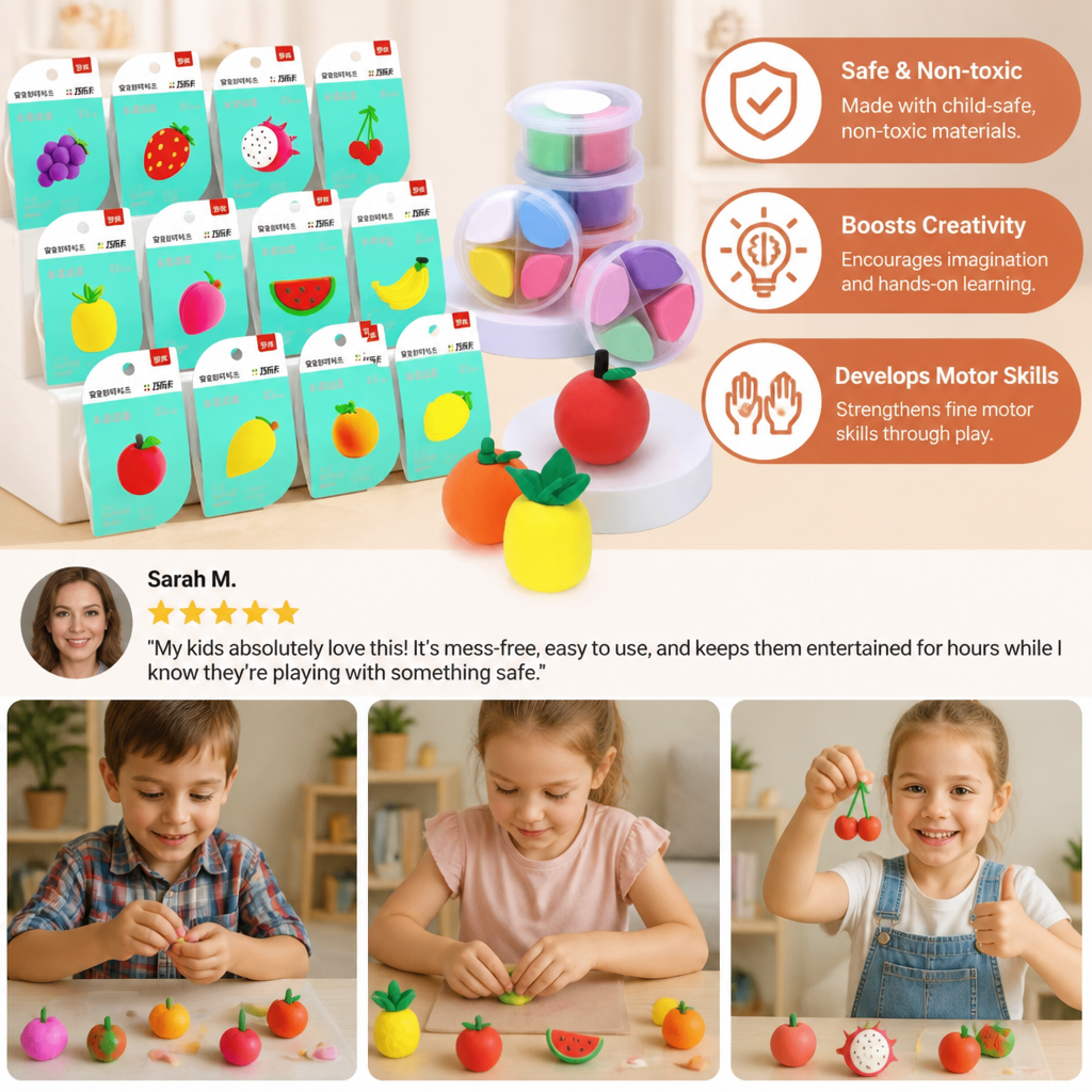 DIY Air Dry Clay Craft Kits for Kids
