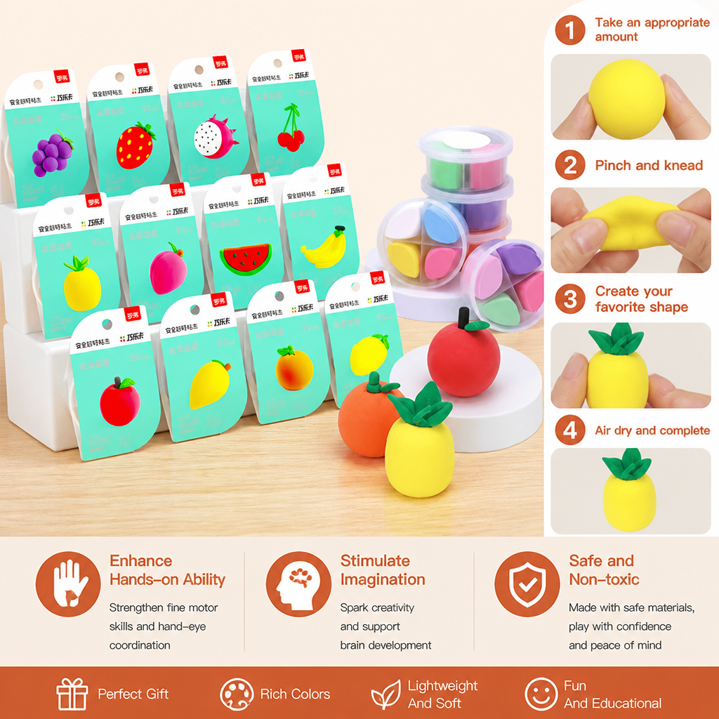 DIY Air Dry Clay Craft Kits for Kids