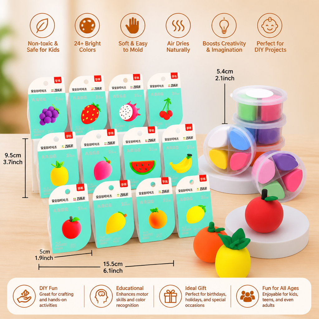 DIY Air Dry Clay Craft Kits for Kids