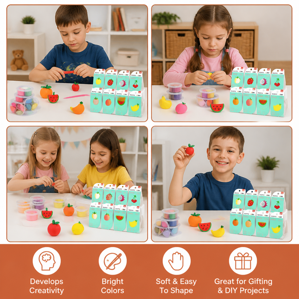 DIY Air Dry Clay Craft Kits for Kids