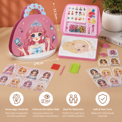 Princess Diamond Painting & Foil Art Book Craft Kit