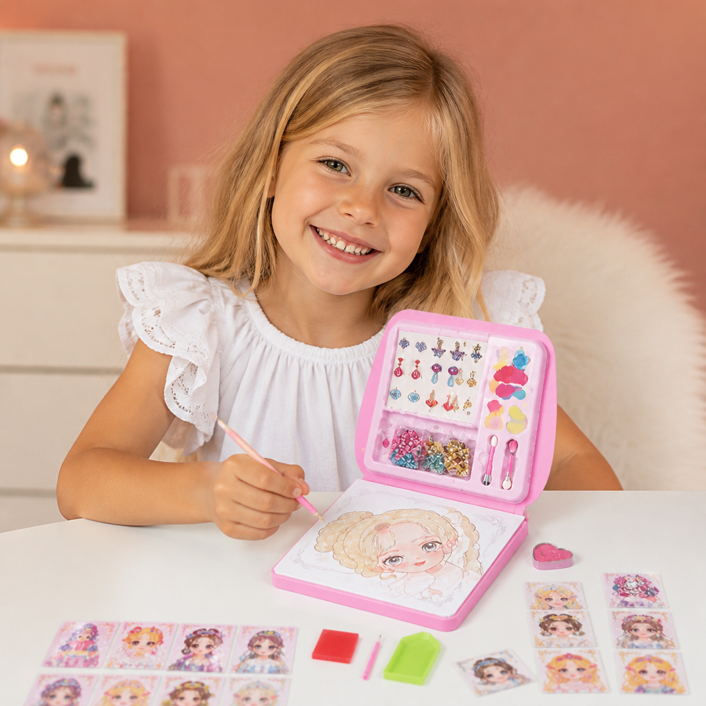 Princess Diamond Painting & Foil Art Book Craft Kit