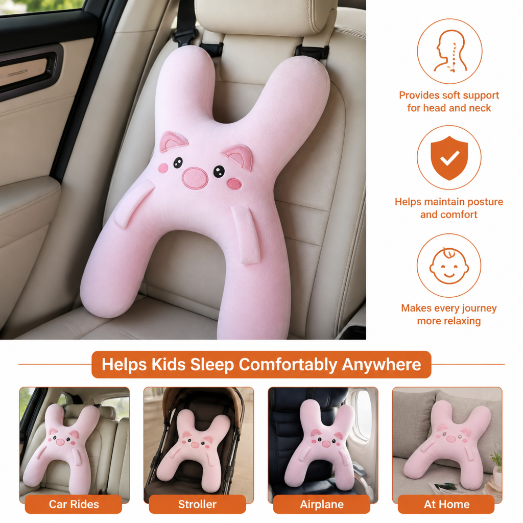Kids Travel Sleep Support Pillow