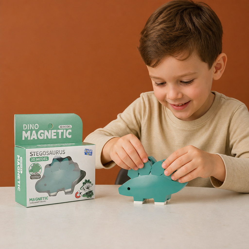 Magnetic Animal Skeleton Builder Set – STEM Take-Apart Learning Toy