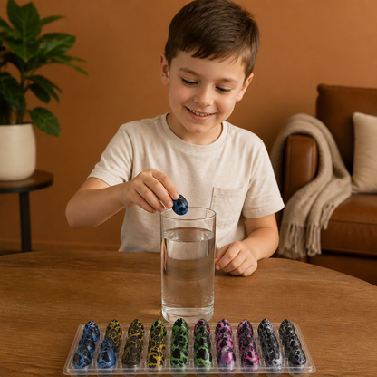 Hatching Dinosaur Egg Kit – Grow-in-Water Dino Eggs with Surprise Toys