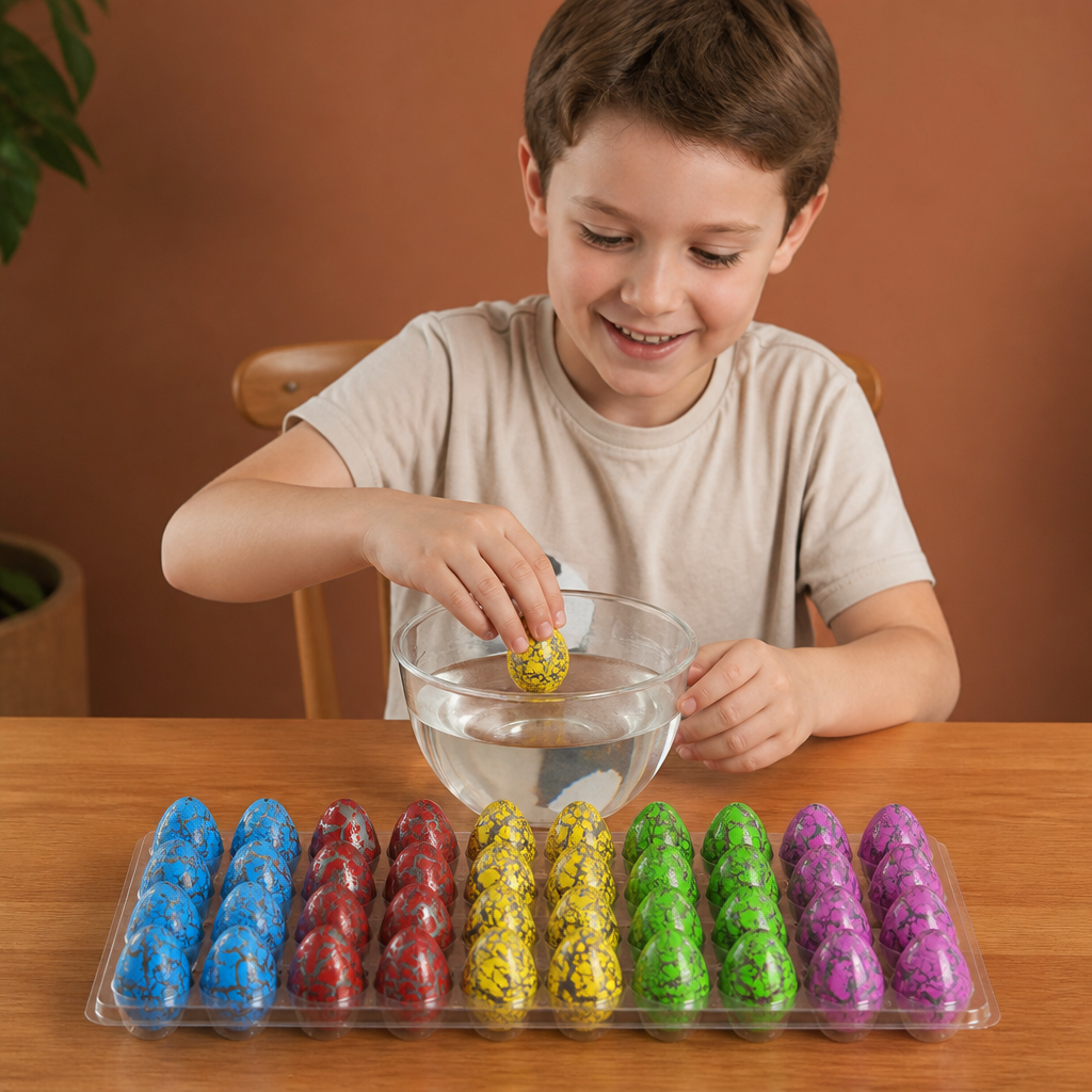 Hatching Dinosaur Egg Kit – Grow-in-Water Dino Eggs with Surprise Toys