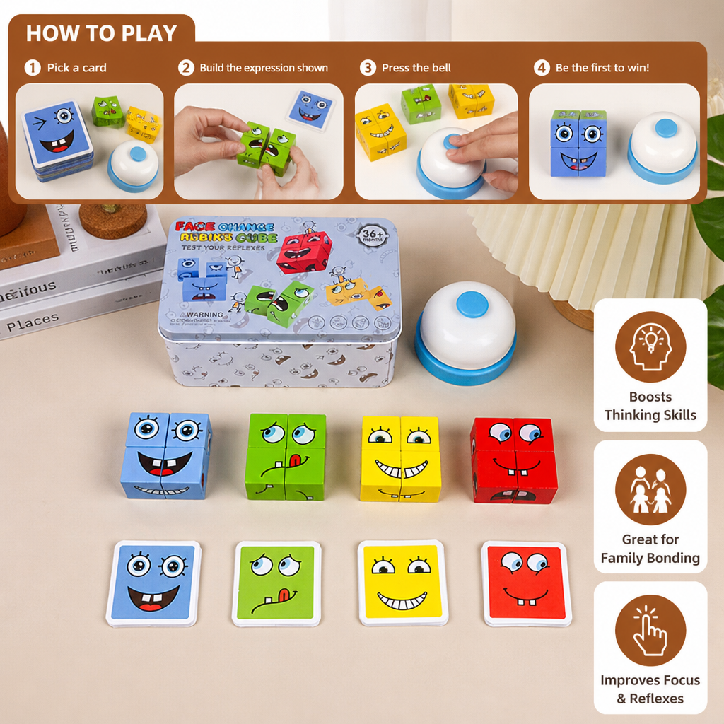 FaceCube - Family Game Set