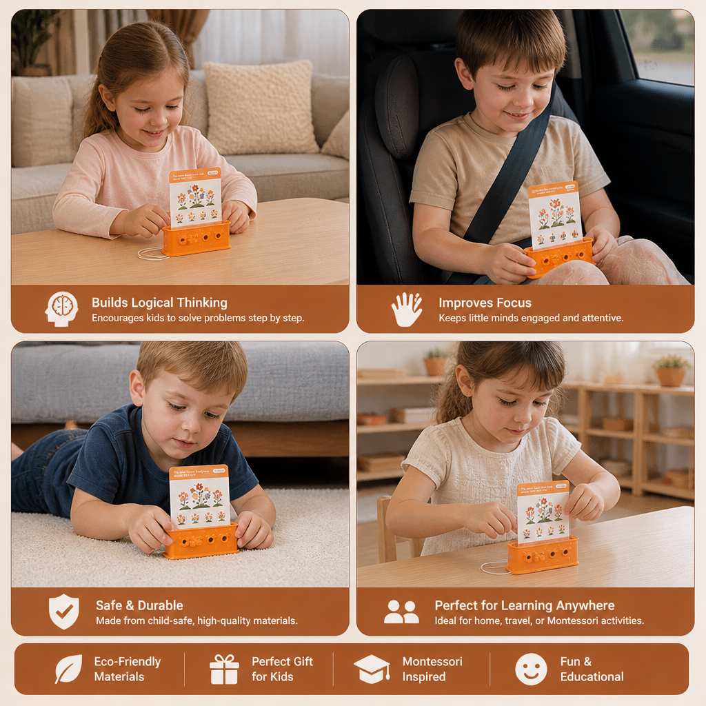 Logic key puzzle game for kids