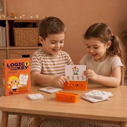 Logic key puzzle game for kids