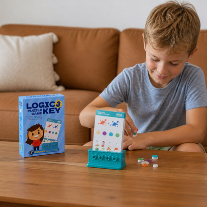 Logic key puzzle game for kids